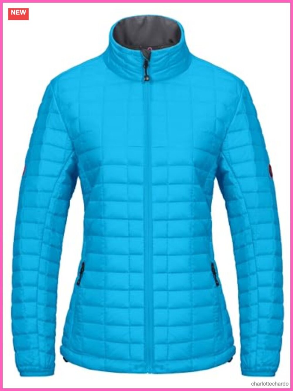 Lightweight Puffer Jacket Post-Consumer Synthetic Insulation Water-Repellent